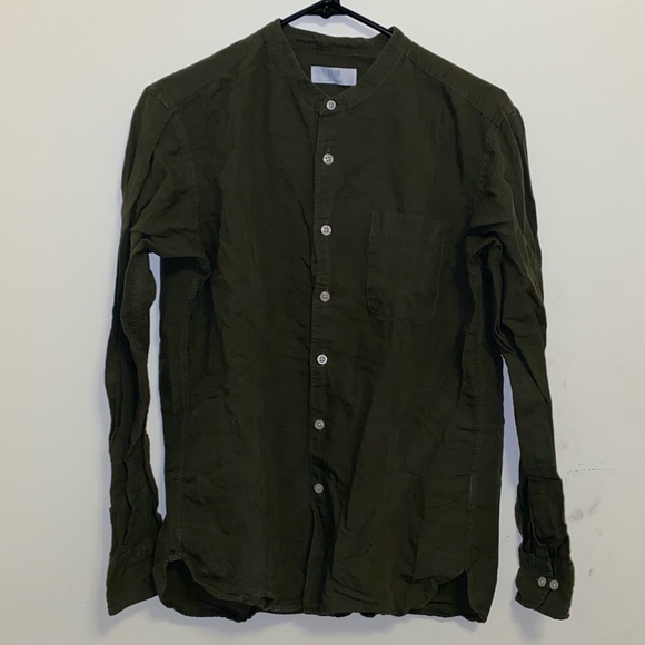Military Style Button Down - Picture 1 of 4